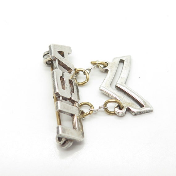 925 Sterling Silver Antique WWII US Army Corporal… - image 7