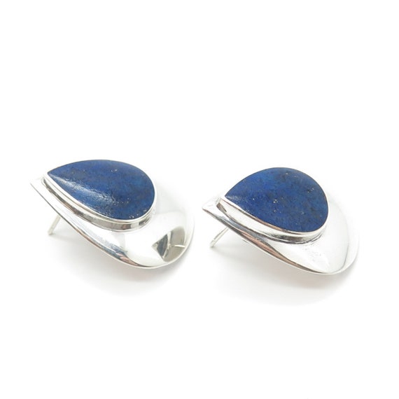 925 Sterling Silver Vintage BOMA Real Lapis Lazul… - image 7