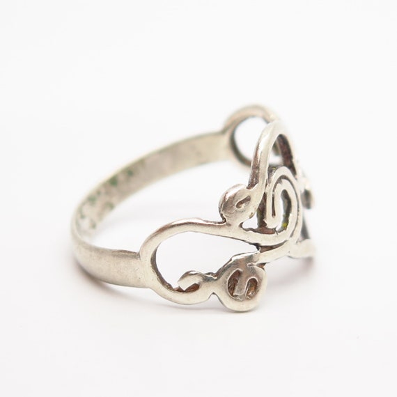 925 Sterling Silver Ornate Design Ring Size 7 1/4 - Etsy