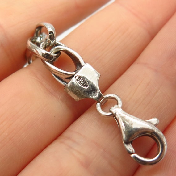 925 Sterling Silver Italy Prince-of-wales Link Bracelet 6 1