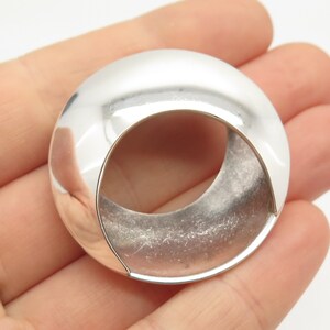 925 Sterling Silver Vintage Mexico Modernist Pin Brooch