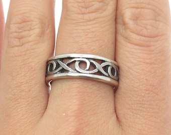 【Vintage】CHAIN LINK 925 SILVER RING 16号 Vintage】CHAIN LINK 925 SILVER RING 16号 Vintage】CHAIN LINK