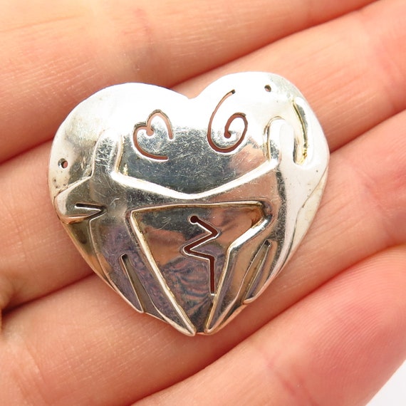 Far Fetched Sterling Silver Pearl Heart Necklace Far Fetched Sterling Silver Pearl Heart Necklace