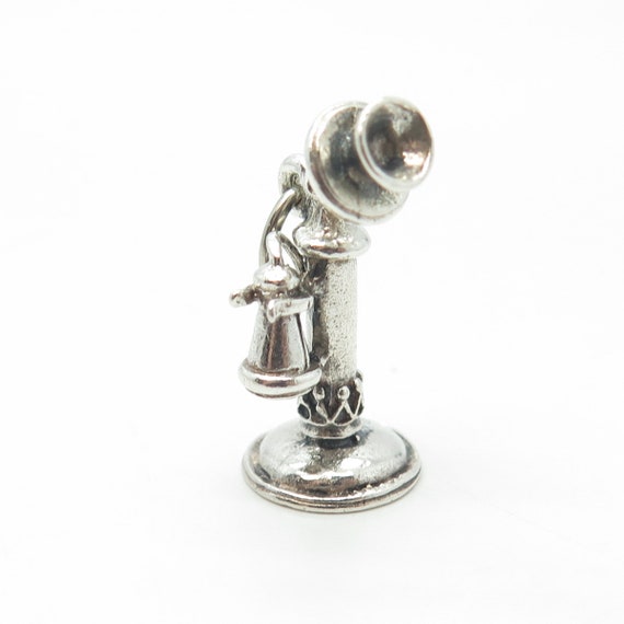 BEAU 925 Sterling Silver Vintage Candlestick Phon… - image 3