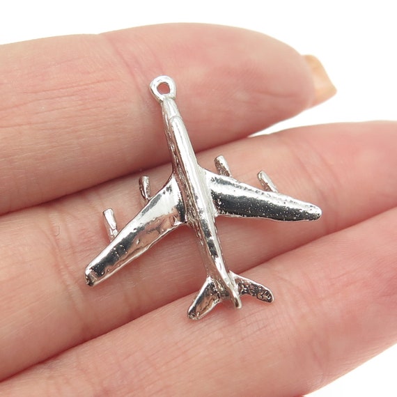 MS 925 飛行機 plane earth vintage ボディピアス838｜アクセサリー