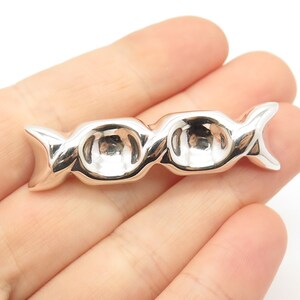 925 Sterling Silver Vintage Mexico Modernist Pin Brooch