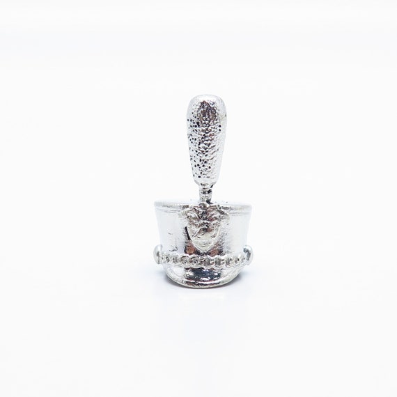 925 Sterling Silver Vintage Kinney Cap Charm Pend… - image 4