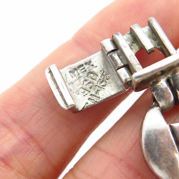 メキシコ製 ヴィンテージ マリナーリンク ブレスレット シルバー925 Mexico Vintage マリナーリンク ブレスレット シルバー925