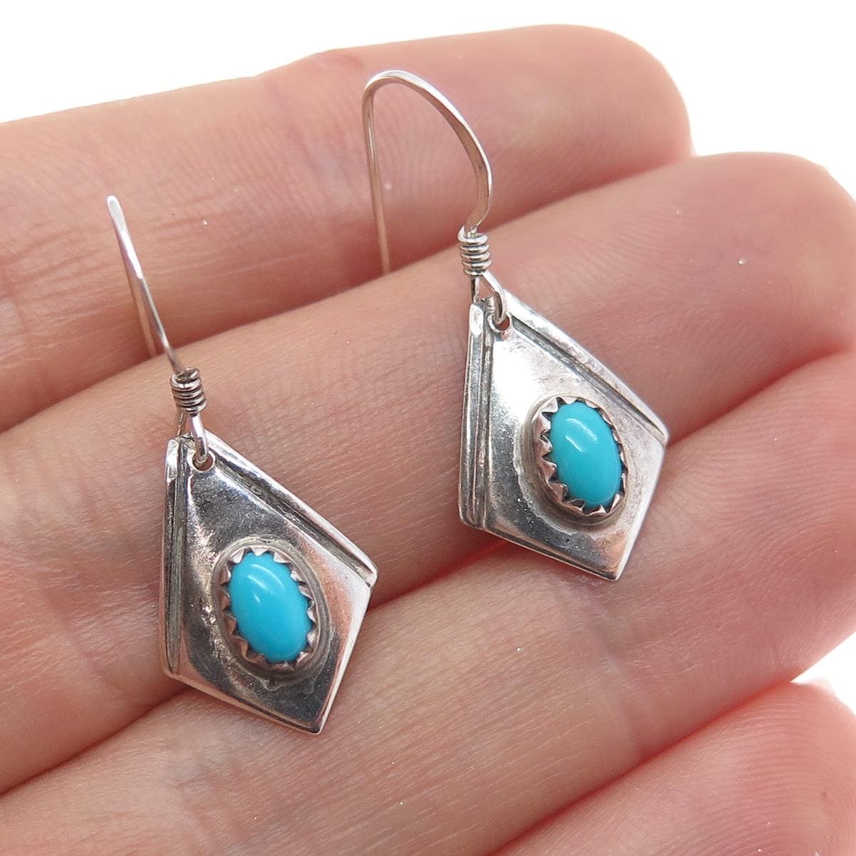 アクセサリー T.Tlone mountain turquoise old pawn Old Pawn Navajo Sterling Silver “lone Mountain” Turquoise