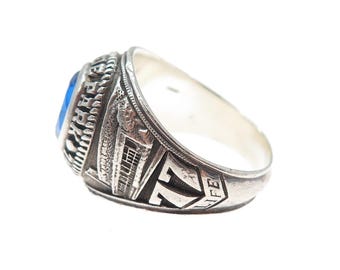 アクセサリー Vintage UCLA Silver College Ring Ucla Class Ring - Etsy
