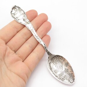 925 Sterling Silver Antique &quot;The Heart of Memphis Tennessee&quot; Tea Spoon