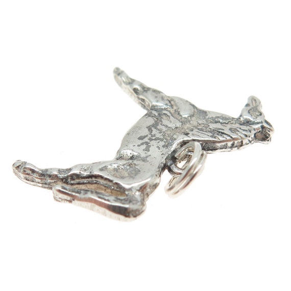 925 Sterling Silver Vintage Horse Pendant - image 6