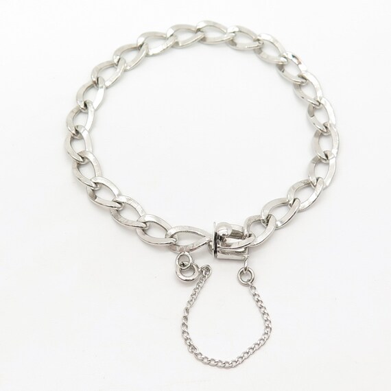 アクセサリー Vintage Sterling Silver Links Bracelet 925 Sterling Silver Vintage Box Link Bracelet 7.5 - Etsy