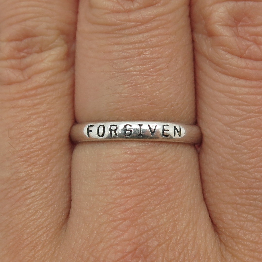 WALDECK JOHNSON Sterling Silver Vintage Stackable Band Ring