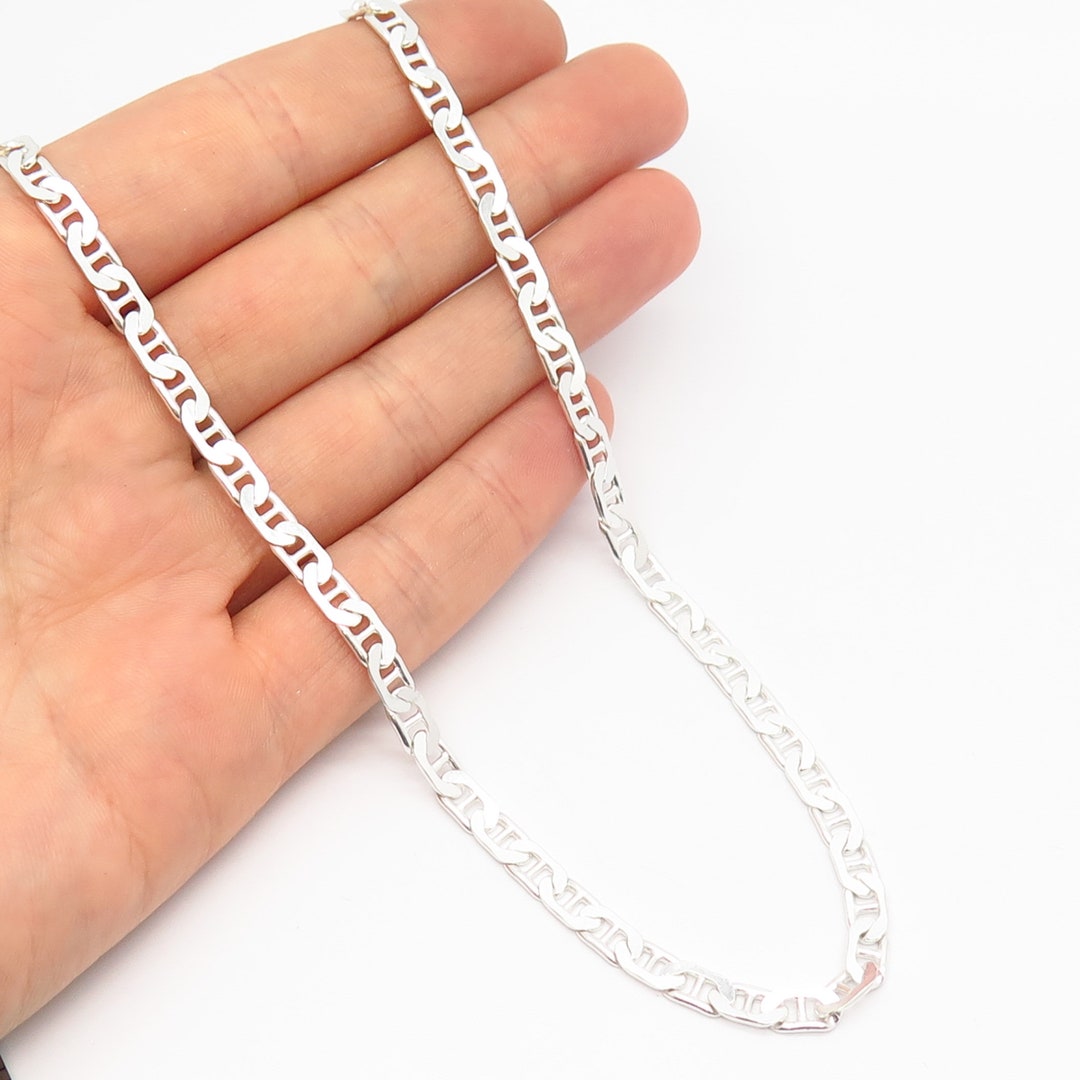 Sterling silver mariner chain discount