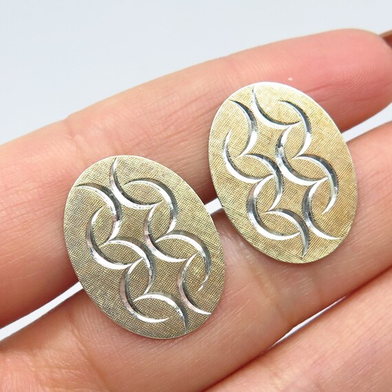 Vintage Bullet Bullock Jones Sterling Silver 925 Gold Plate Enamel Cuff ...