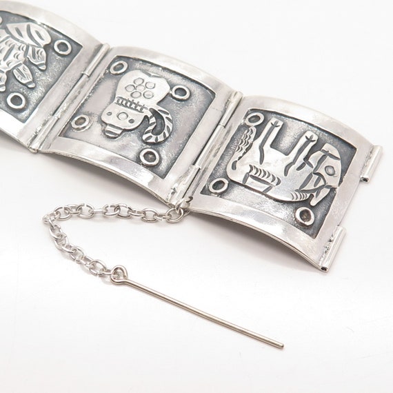 925 Sterling Silver Vintage Mexican Storyteller W… - image 5