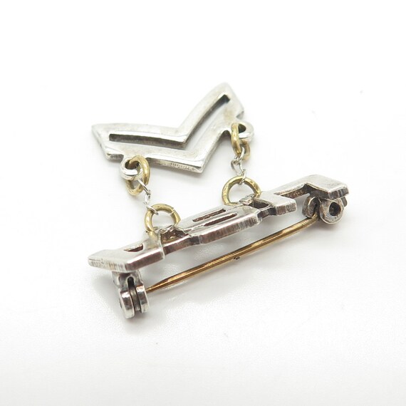 925 Sterling Silver Antique WWII US Army Corporal Swe… - Gem