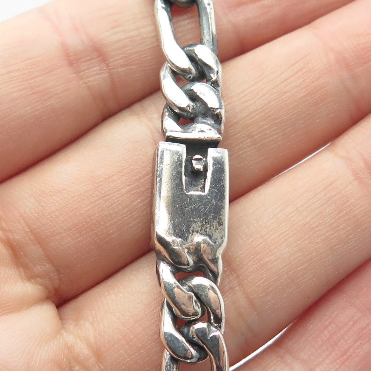アクセサリー Vintage Mexico 925 Sterling Bracelet Vintage 925 Mexico Sterling Silver Unique Design Patterned