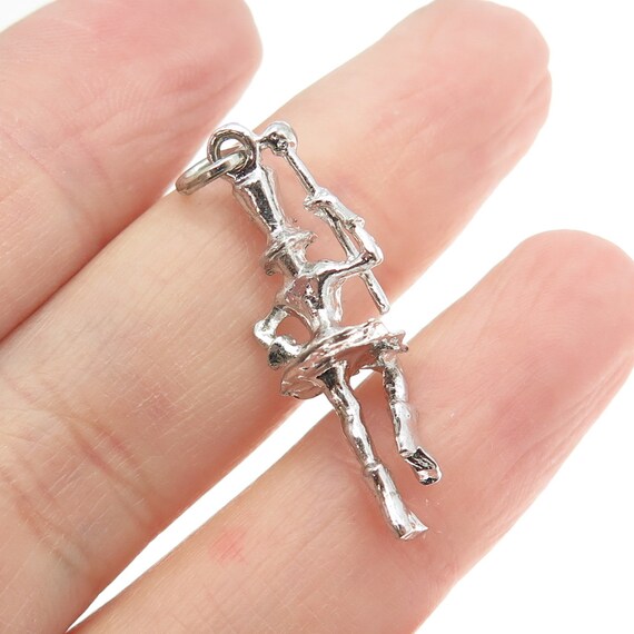 925 Sterling Silver Vintage Parade March Dancer 3… - image 2