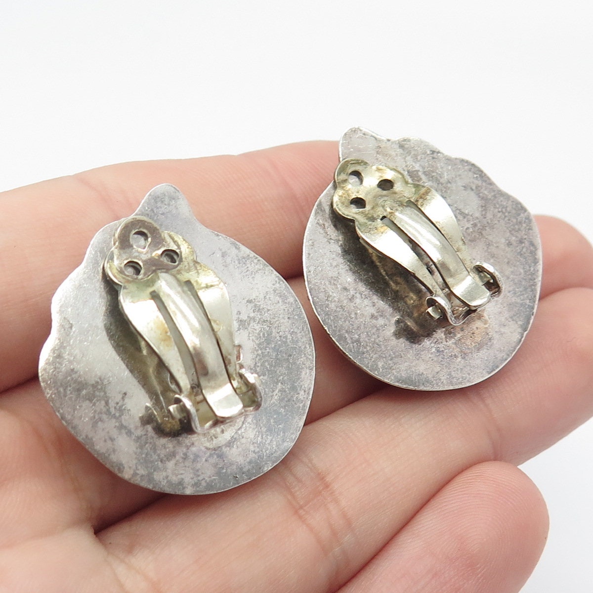 USA VINTAGE SHELL DESIGN EAR CLIPS/アメリカンヴィンテージ