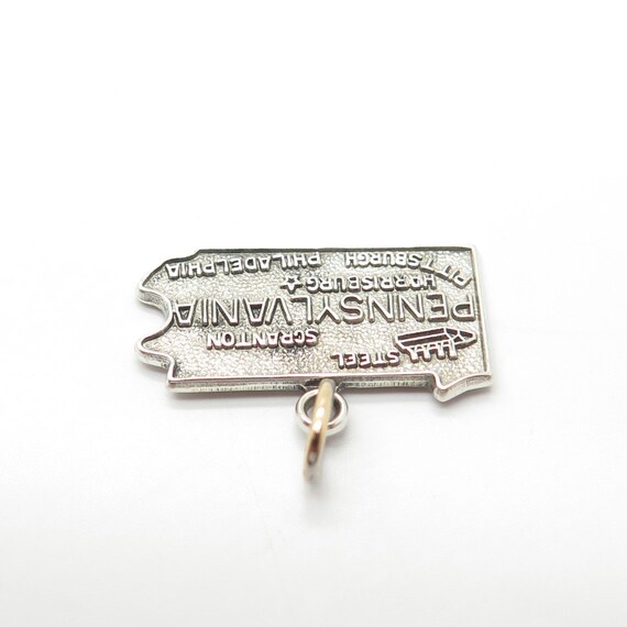 925 Sterling Silver Vintage Pennsylvania State Ma… - image 6