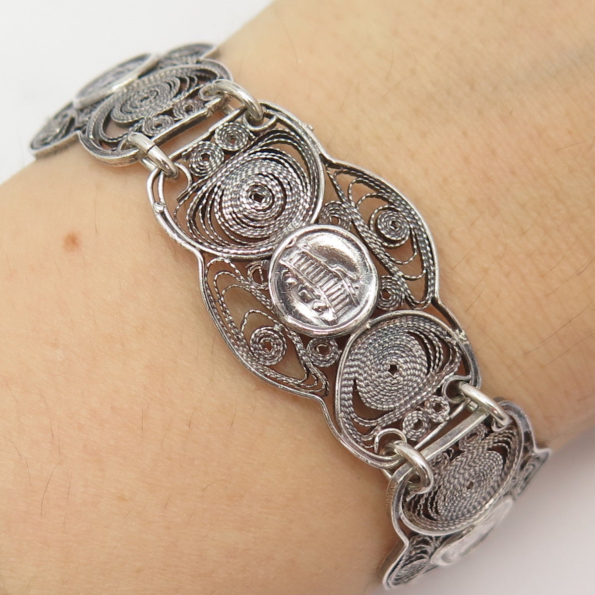 vintage バングル　STERLING T.ENREKA Vintage Tahe Sterling Silver Navajo Bangle Bracelet. - Etsy