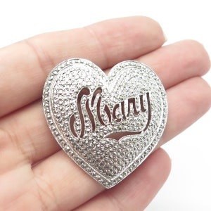 925 Sterling Silver Antique Art Deco By Brandt Marcasite Gem &quot;Mary&quot; Pin Brooch