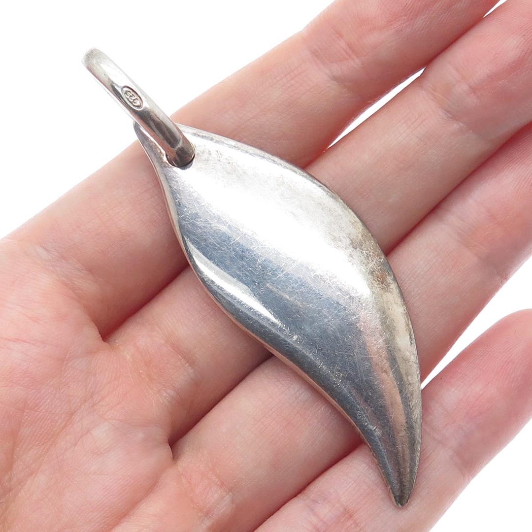 POMELLATO DODO 925 Sterling Silver Vintage Italy Modernist Petal 