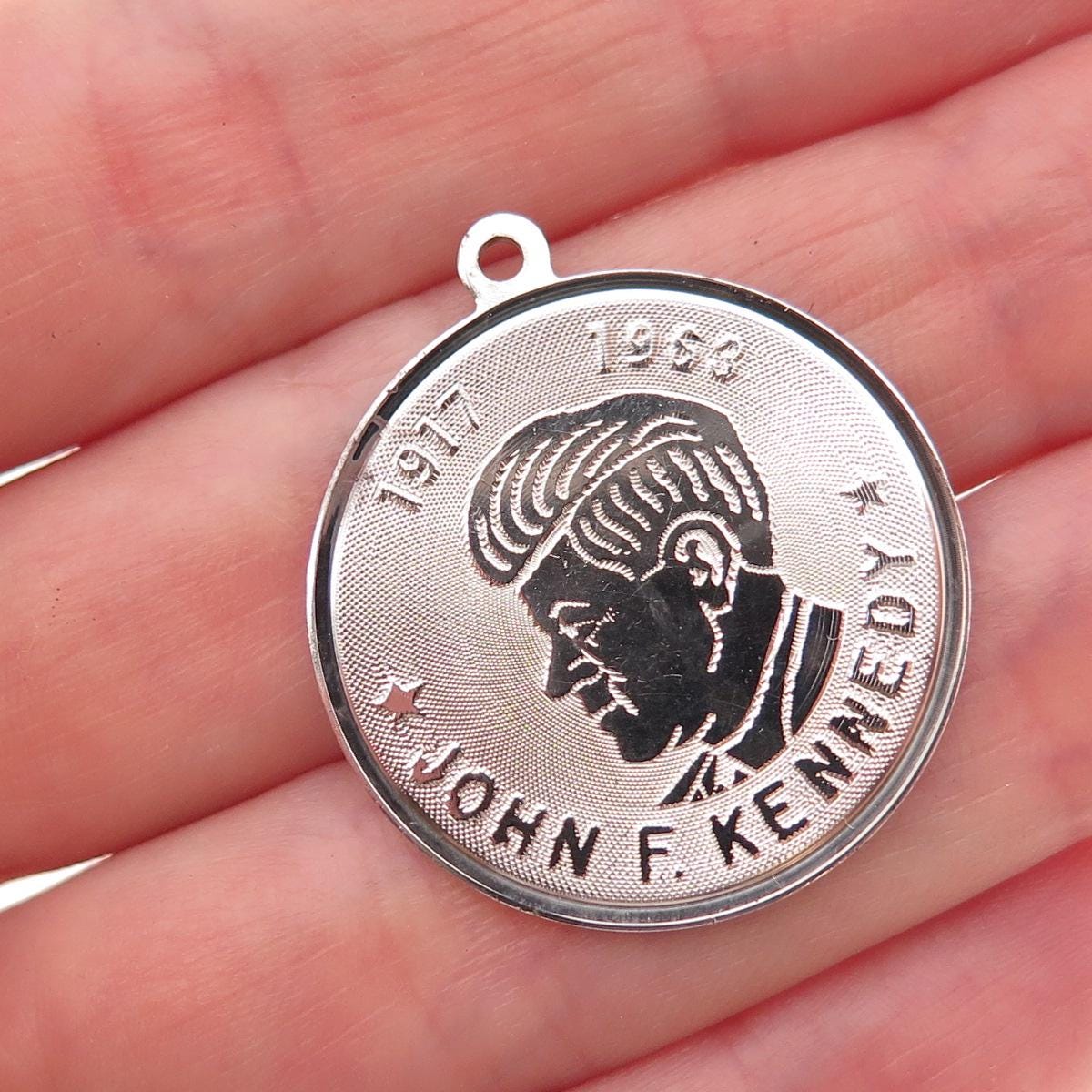 John F Kennedy Pendant - Etsy