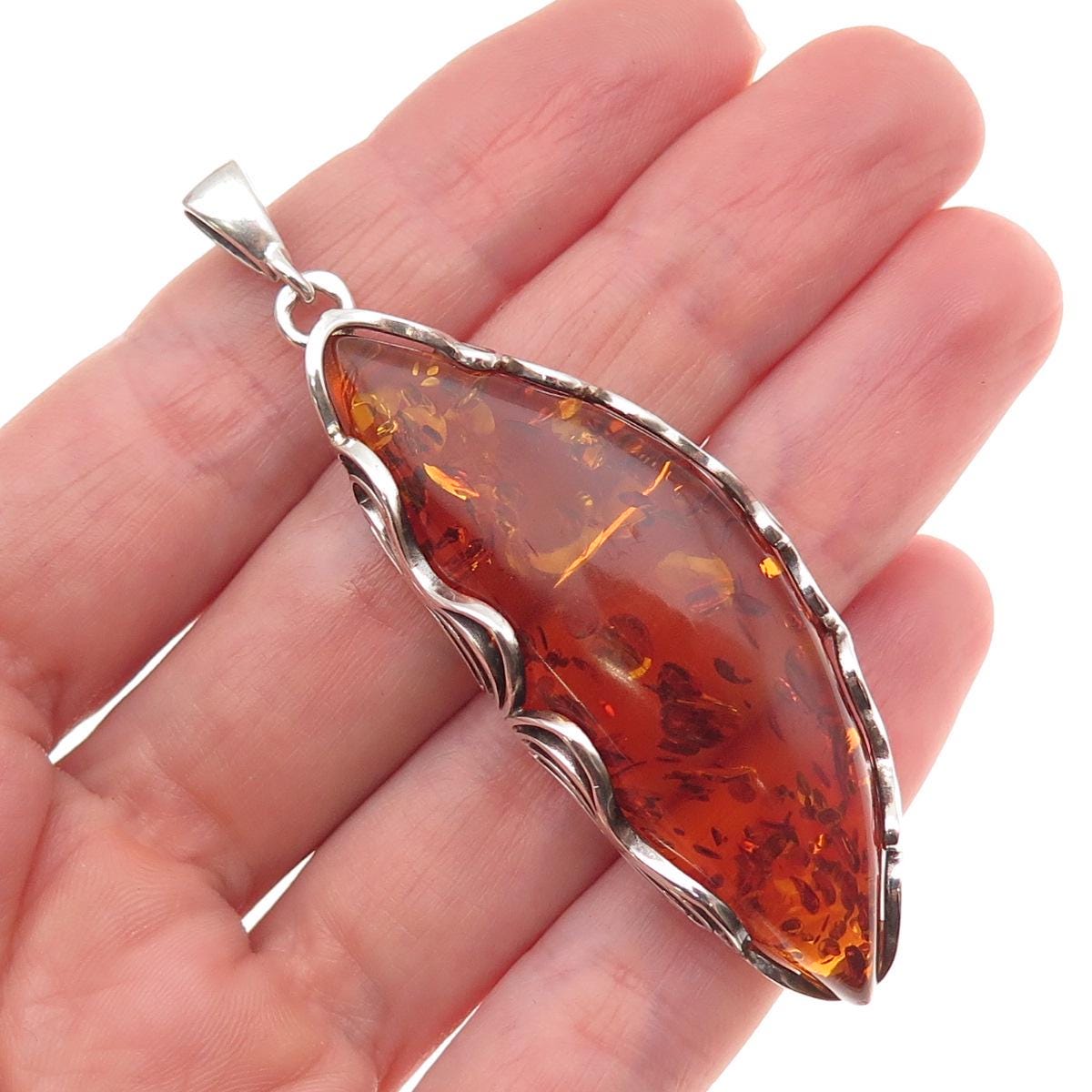 Poland Amber Pendant - Etsy