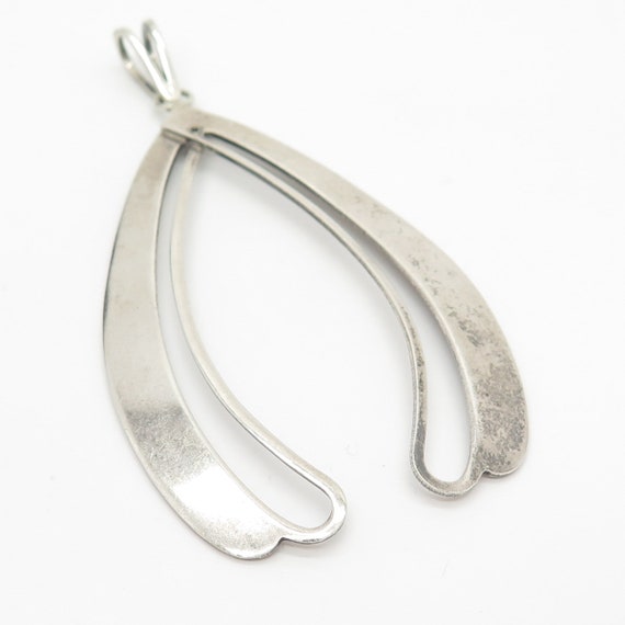 925 Sterling Silver Vintage Israel Wishbone For G… - image 4