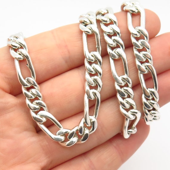 Vintage Mexican Jewelry Figaro Chain 925