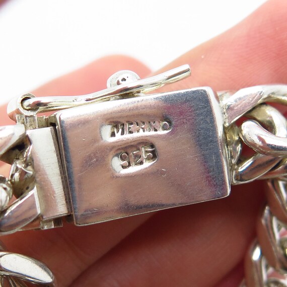 アクセサリー Mexico Vintage Heavy Link Bracelet 925 925 Sterling Silver Vintage Mexico Heavy Cable Link Bracelet
