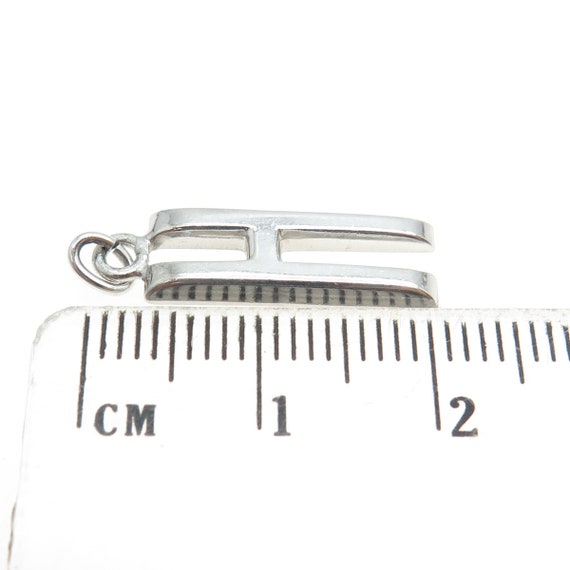 925 Sterling Silver Vintage Letter "H" Initial Ch… - image 3
