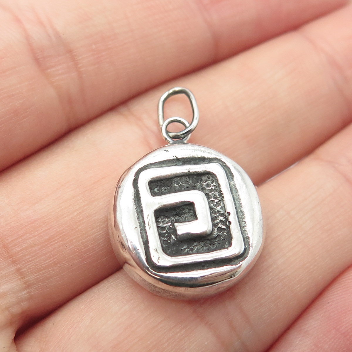 925 Sterling Silver Vintage DAC 1999 Maze Charm Pendant - Etsy