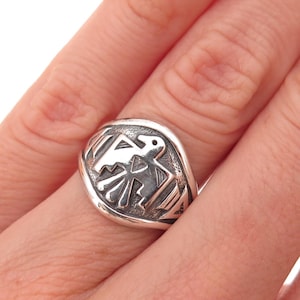 Bell Trading Post Ring Thunderbird - Etsy