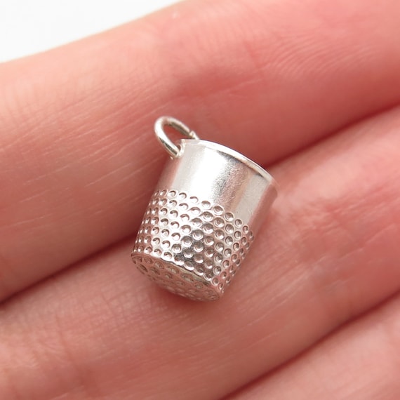 Vintage Sewing Thimble Navajo Sewing Thimble Cut Design Sewing Thimble  Sterling 925 Silver Sewing Thimble Size 6 OT 26R 