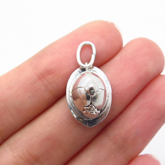 Solid Sterling Silver Nuvo Telephone Bracelet Charm Designer