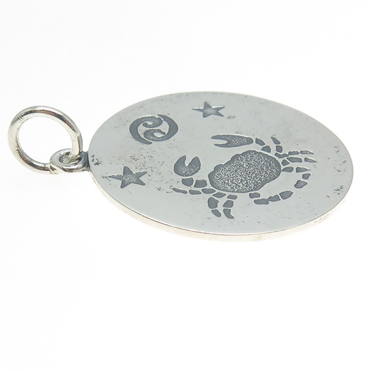 CHARLES THOMAE 925 Sterling Silver Vintage Cancer Zodiac