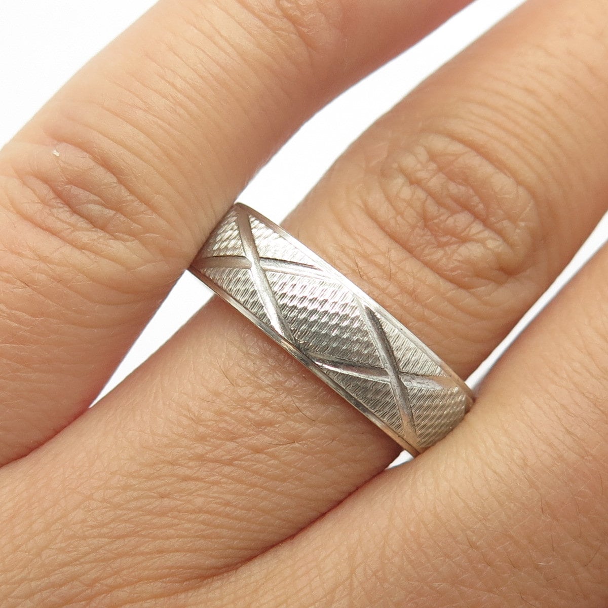 925 Sterling Silver Vintage Textured 925 Sterling Silver Vintage Textured