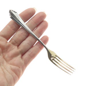 BREMER SILBERWAREN 800 Silver Antique Art Deco Germany Friedrike Dessert Fork