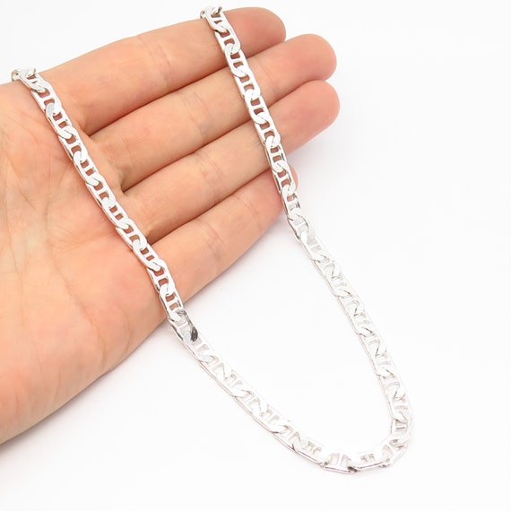 Flat mariner chain silver outlet