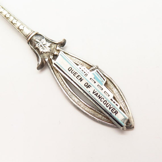 925 Sterling Silver Vintage "Queen Of Vancouver" … - image 3