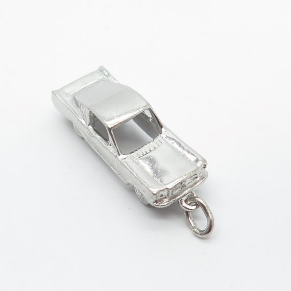 925 Sterling Silver Vintage Wells Retro Car Penda… - image 6