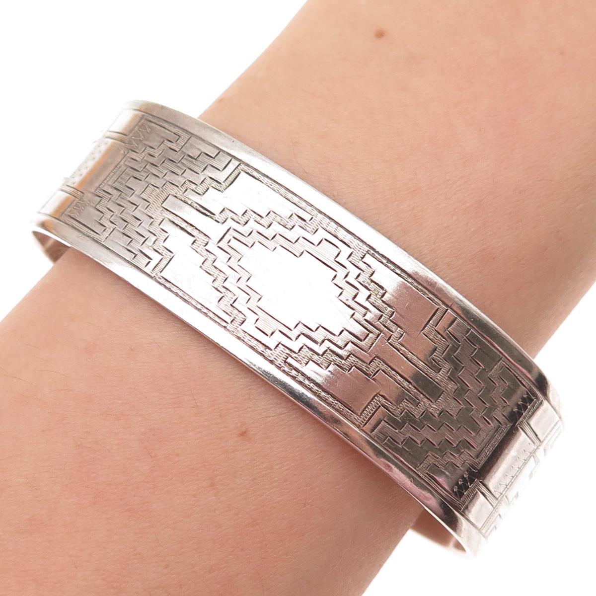 Clayton Chez Tsosie Navajo Old Pawn 925 Sterling Vintage