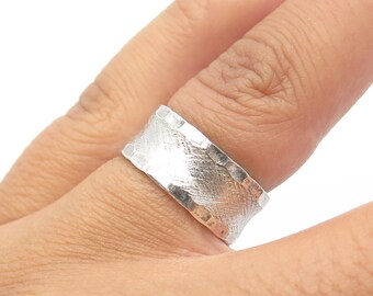 ヴィンテージ！Silver Chunky Tapered Band リング ヴィンテージ！Silver Chunky Tapered Band リング