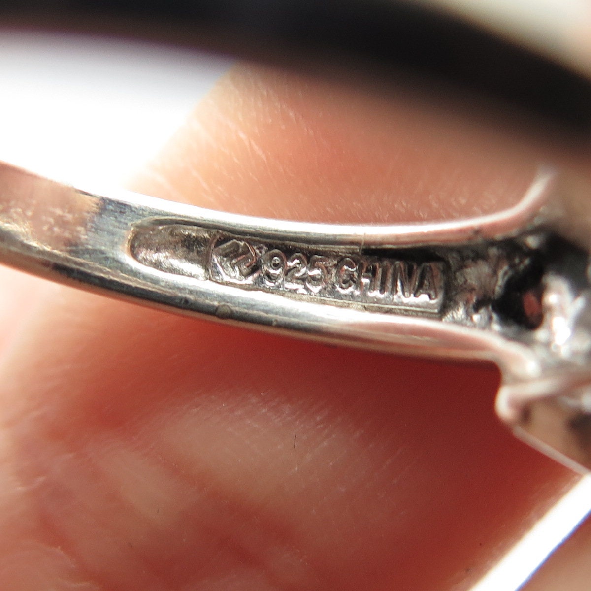 925 Sterling Silver Vintage C Z Engagement Ring Size 8 - Etsy