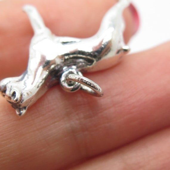 925 Sterling Silver Vintage Danecraft Dog Charm P… - image 7