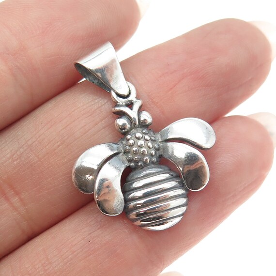 925 Sterling Silver Vintage Wasp / Bee Insect Pend